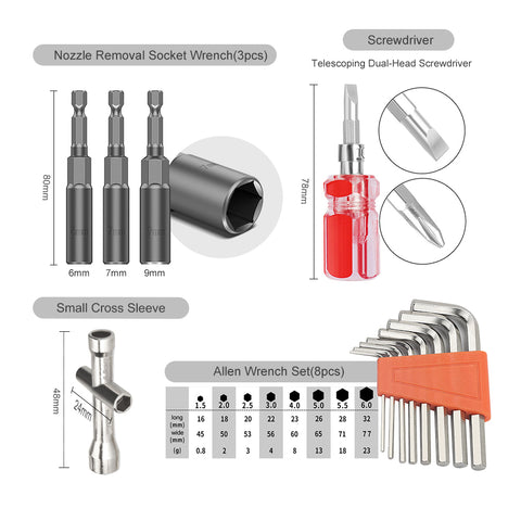 3D Print Cleaning Tool Kit, 73 Pcs 3D Printer Accessories Kit