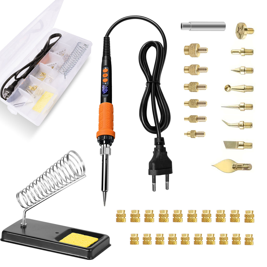 Handheld Soldering Iron Kit for 3D Printing, Heat Insert Tool Kit